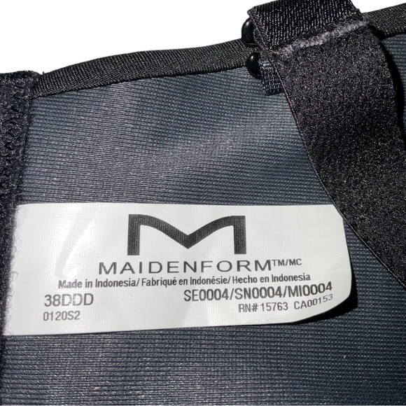 Maidenform Self Expressions Strapless Bra, Black. Sz. 38DDD NWT - Picture 8 of 8